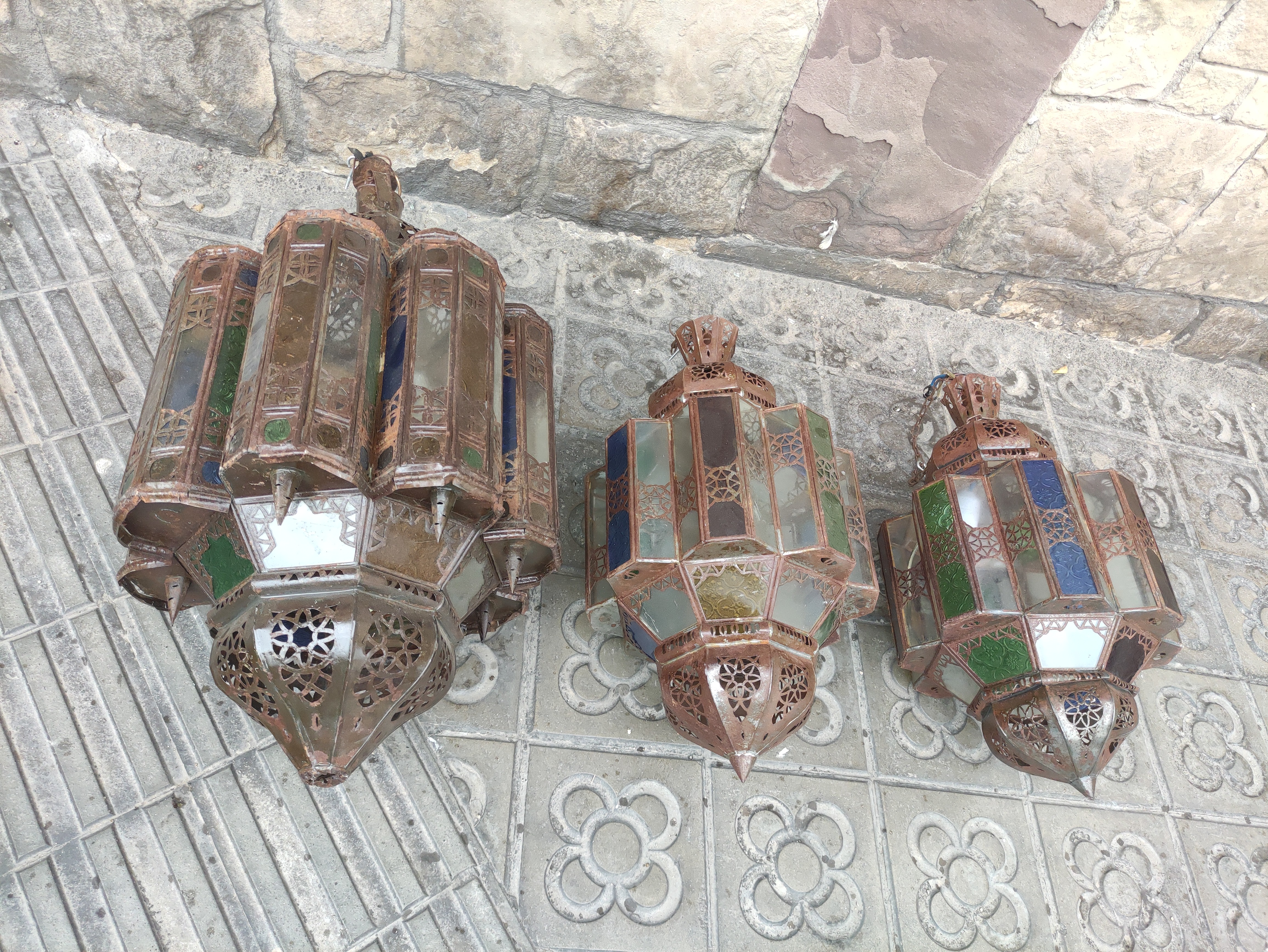 lampara techo arabe n africa met crist 62x36 53x26 1_2u